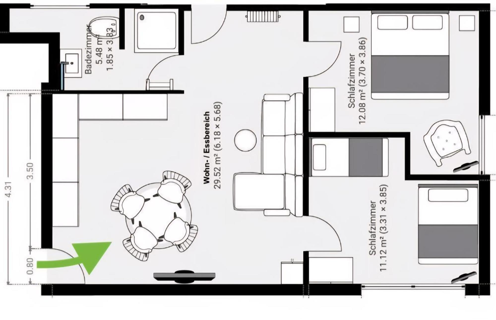 Haus Valentonio Appartement Zeltingen-Rachtig Buitenkant foto